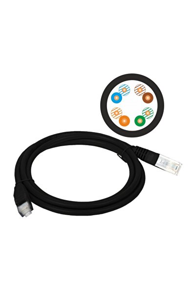 Other Patchcord UUTP cat5e PVC 20m negru ALANTEC