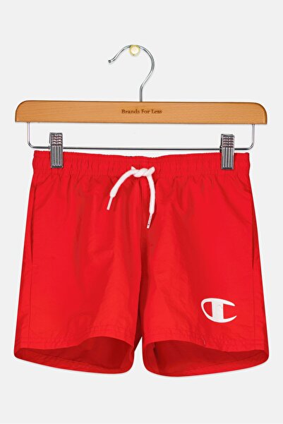 Champion شورت تدريب رياضي مناسب للأولاد من Kids Boys، باللون الأحمر