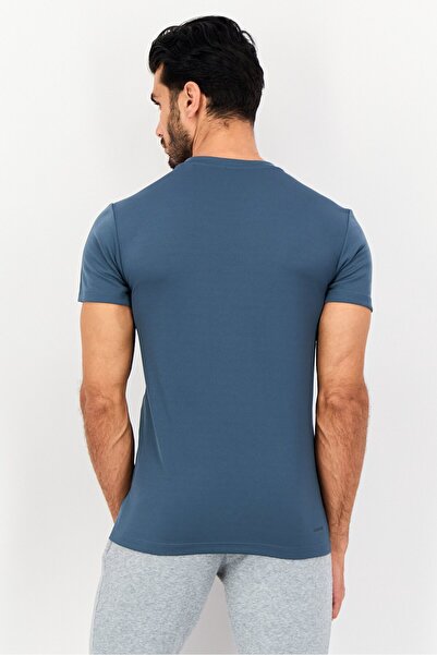 adidas Men Sportswear Fit Short Sleeve Training T-shirt, Blue