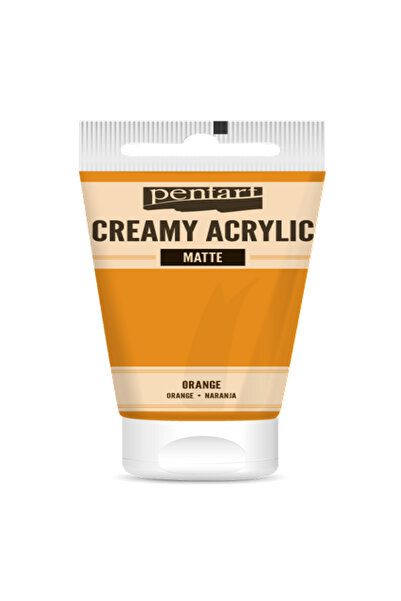 Pentart Creamy Acrylic Matte Orange 60ml