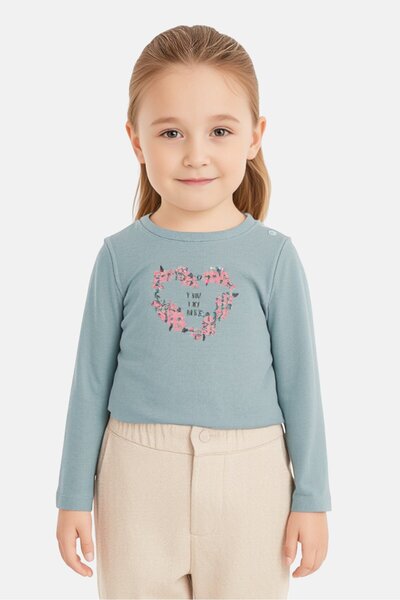 Sinsay Fox Bunny x Toddlers Girl 2 Pcs Graphic Print Tops, Multicolor