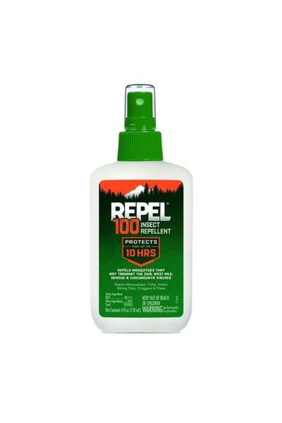 Repel 100 Insect Repellent, Pump Spray, 4-Fluid Ounces, 10-Hour Protection