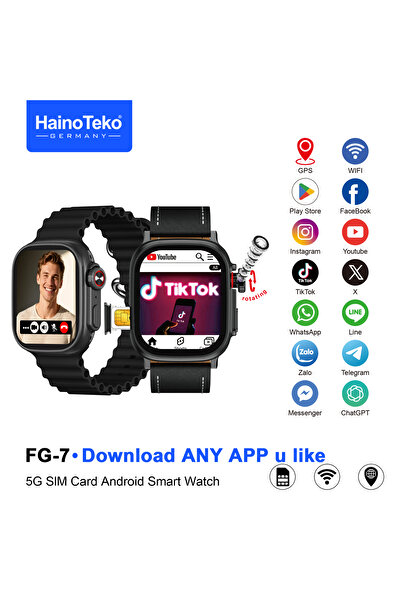 HAINOTEKO Haino Teko FG-7 Smart Watch (SIM) Support and Camera for Mens and Boys