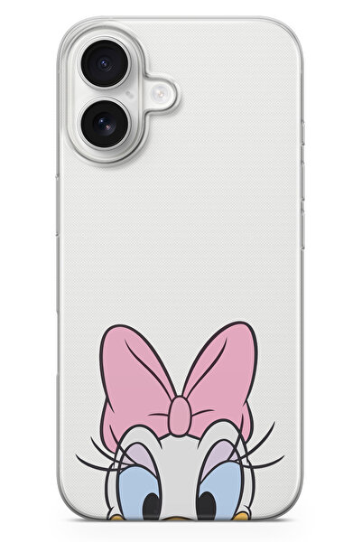 Elorakılıf Iphone 16 PLUS Uyumlu Baskılı Yumuşak Silikon Şeffaf Telefon Kılıfı