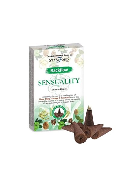 Generic مخاريط بخور ستامفورد الحسية، مزيج من الإيلنغ إيلنغ وجوزة الطيب والباتشولي، 15 قطعة، للعلاج بالروائح