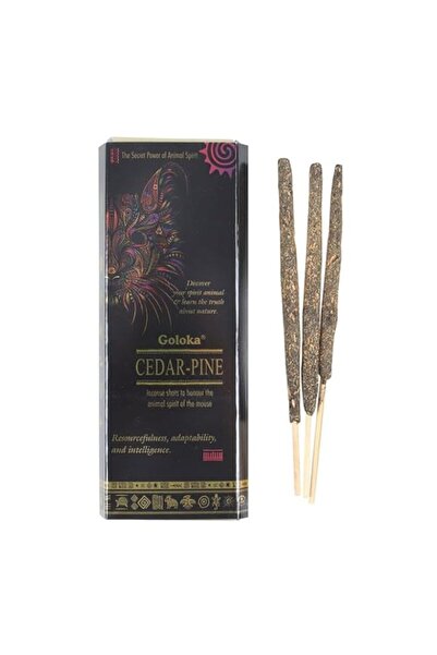 Generic Brand Goloka Cedar-Pine Incense Sticks, Animal Spirit Collection, Tra...