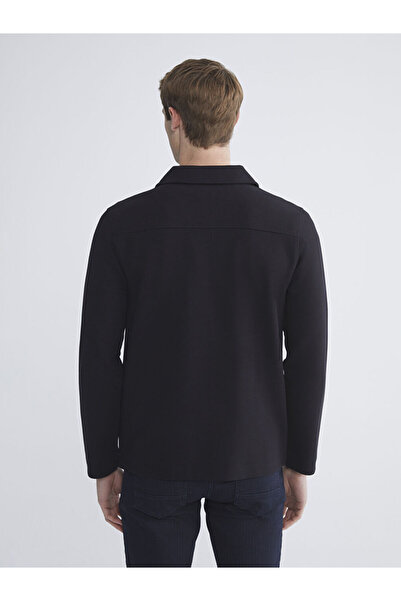 LC Waikiki Λαμπερές επιλογές από το Shining Store | Ανδρικό φούτερ με φερμουάρ Standard Fit Polo Neck