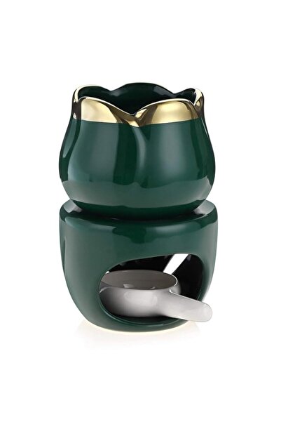Generic Brand Wax Melt Essential Oil Burner with Tealight Spoon, Removable Ar...