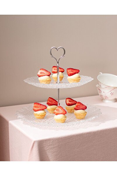 Madame Coco Charmes 2 Tier Cake Stand 28 cm
