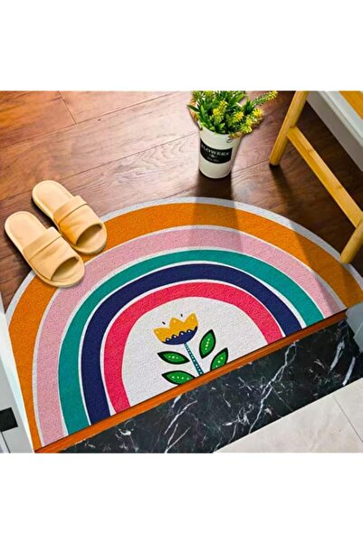 Generic YLmeet 40 * 80cm doormat rainbow pet durable welcome mat non-slip flooring front door mat stain res