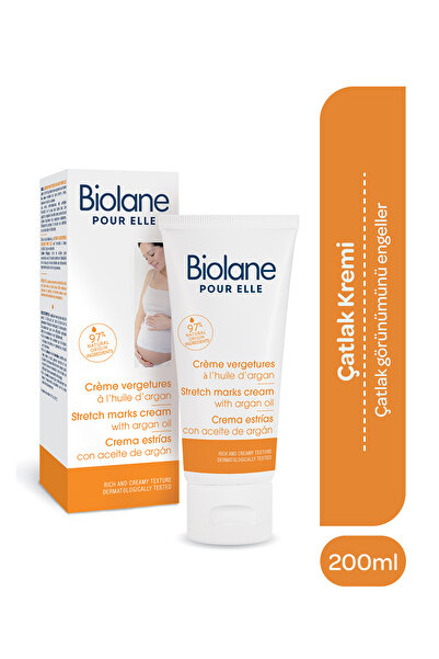 Biolane Skin Elasticity Enhancing Skin Nourishing and Firming Stretch Mark Cream 200ml