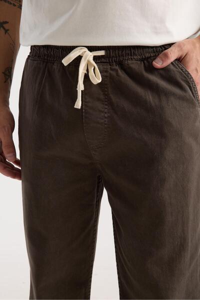 Store 100% Cotton Drawstring Tied Loose Fit Trousers