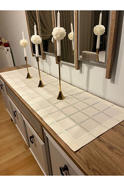 Zeren Home Bosna Etamine Fabric Suitable for Processing 40X150 Special Sewing Runner