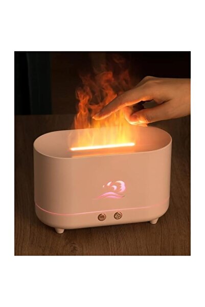 Generic Brand ACHAS Essential Oil Diffuser with Adjustable Simulation Flame L...