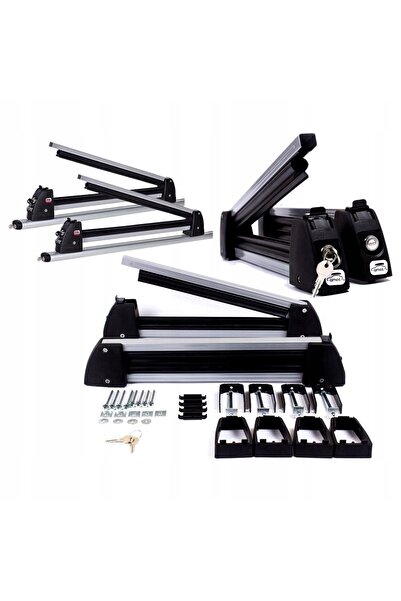 Other Suport schiuri pentru 3 perechi / suport snowboard pentru 2 plăci AMOS SKI LOCK aluminiu