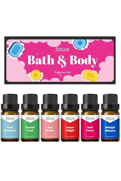 Generic Brand Fragrance Oils, ESSLUX Bath & Body Scented Essential Oils for D...