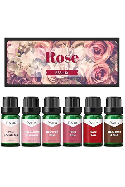 Generic Brand ESSLUX Rose Fragrance Oils Set, Premium Floral Scented Oils for...