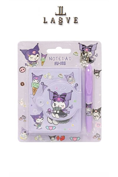 kuromi YENİ SEZON KAWAI KALEMLİ MİNİK DEFTER 2 Lİ SET HEDİYELİK