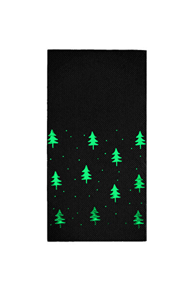 Story مناديل ورقية سوداء اللون مقاس 40 × 40 سم، مناديل ورقية سوداء اللون مكون...