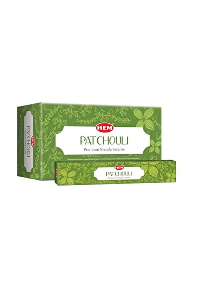 Generic أعواد بخور باتشولي ماسالا من هيم (١٢ عبوة، ١٥ غرامًا لكل عبوة) | عطر طبيعي للغرف العطرية | F