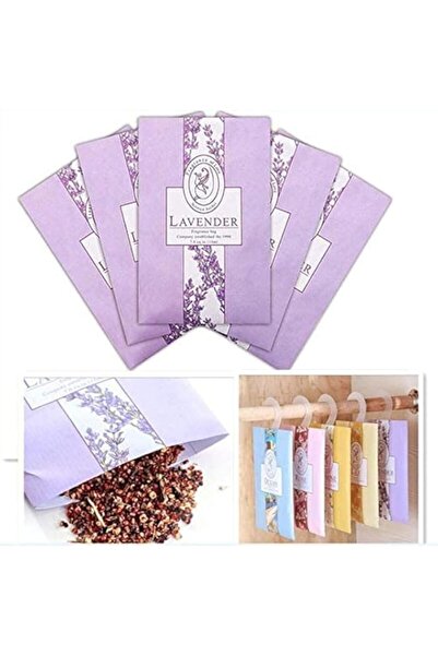 Generic Brand 5 Packs Lavender Scented Fragrance Spice Sachets Bags with Hook...