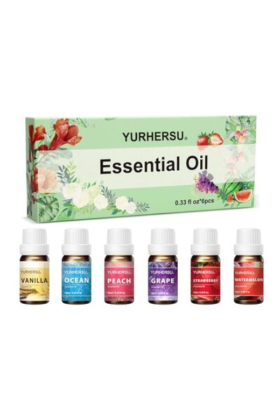 Generic Brand Top 6 Aromatherapy Essential Oils Gift Set – Includes Watermelo...