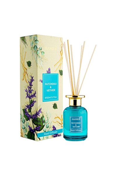 Generic مجموعة أعواد معطرة من حميدي برائحة الباتشولي ونجيل الهند، 150 مل، خالية من الكحول، للاستخدام الداخلي والخارجي.