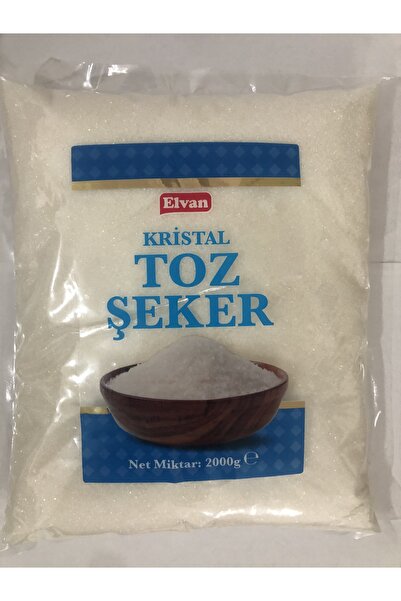 Elvan Kristal Toz Şeker 2Kg