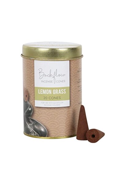 Generic Brand Lemon Grass Jumbo Backflow Incense Cones – 20 Pieces