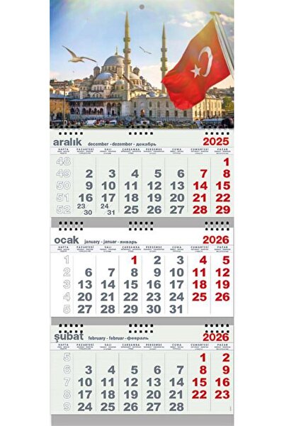 Halk Kitabevi Suleymaniye 2026 Gemici Duvar Takvimi