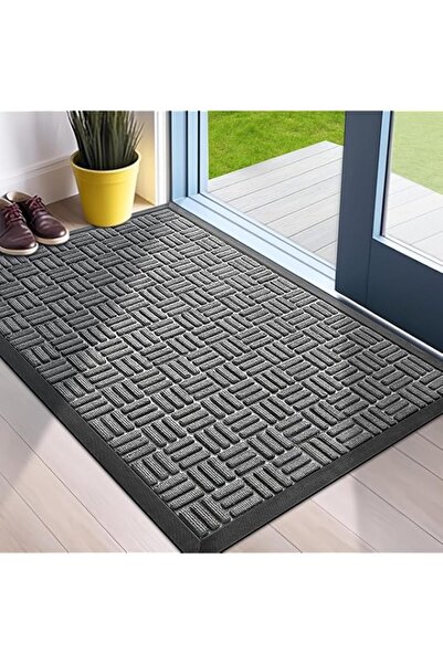 Generic DESALOV Front Door Mat Indoor Outdoor Entrance, 75 * 45cm Waterproof All-Season, All-Weather Doorma