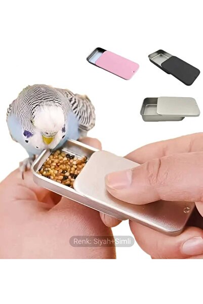 ÇEÇEN HOME 1 قطعة صينية تغذية الطيور للتدريب - صواني تغذية محمولة مع أغطية