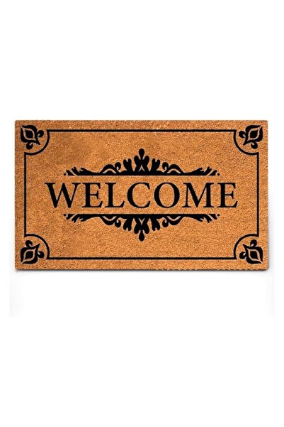 Generic Outdoor Mat with Heavy Duty Backing, Natural Welcome Doormat for Entrance, Front Porch, Easy to Cle
