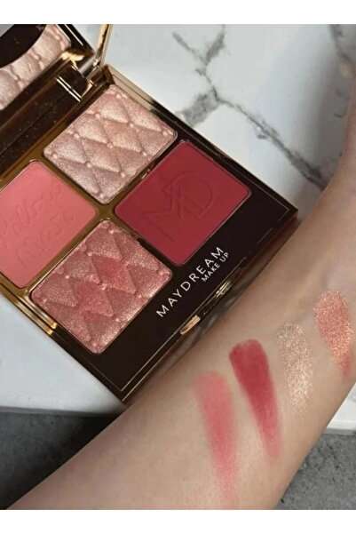 MAYDREAM أحمر خدود متعدد الألوان بأربعة ألوان