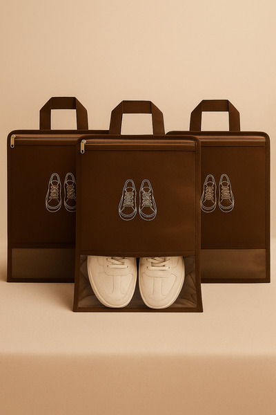 YEGGE Τσάντα αποθήκευσης παπουτσιών τύπου ταξιδιού 3 τεμαχίων - Θήκη παπουτσι...