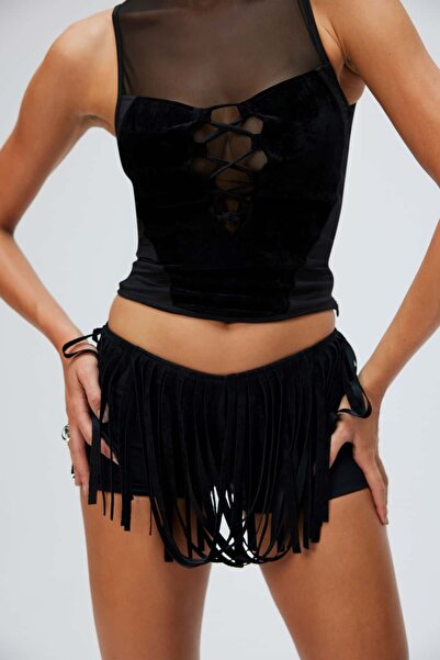 IAMNOTBASIC Elora Üst - Siyah