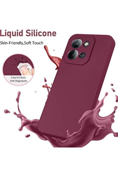 m.tk moveteck Xiaomi Redmi 15C Kılıf Lansman Kamera Korumalı içi Kadife Yumuşak Renkli Silikon Mat Hisli Kapak