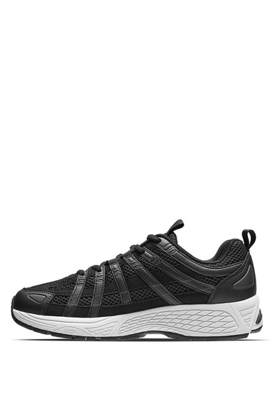 Lescon 25Nae00Paerm Pace Runner Men's Classic Sneaker Black