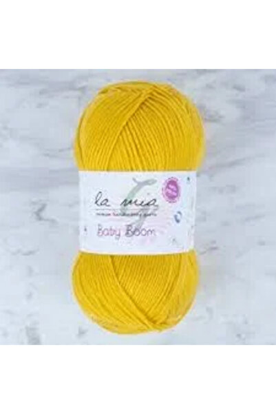 La Mia Yarn خيط حياكة للأطفال لا يتشقق من لا ميا 1321 أصفر