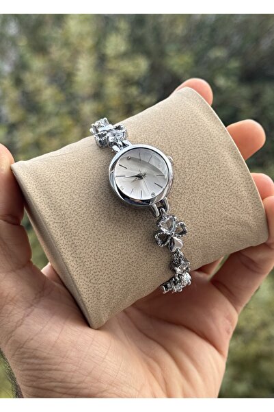 Tulpar New Season Clover Detailed Retro Women's Wristwatch