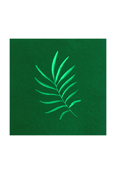 Story مناديل ورقية خضراء اللون مقاس 33 × 33 سم، مناديل ورقية خضراء اللون مكون...