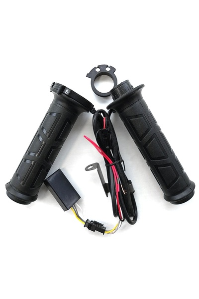 HSGL Motosiklet Isıtmalı 2 Kademeli Elcik 22mm Ayarlanabilir Sıcaklık, Uyumlu...
