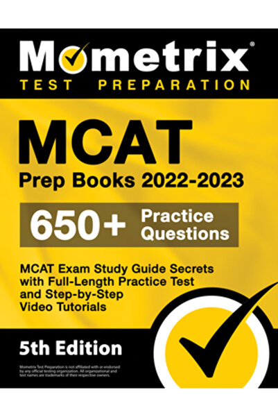 Mometrix Media Llc MCAT Prep Books 2022-2023 - MCAT Exam Study Guide Secrets, Full-Length Practice Test, Step-by-Step V