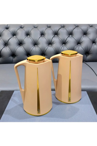 Dejavu طقم ترامس شاي وقهوة فاخر من رويال كاميل1+1لتر