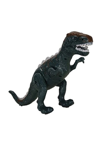 DavidaHome Dinozaur cu sunete realiste, lumina si miscare, 3 ani +, verde