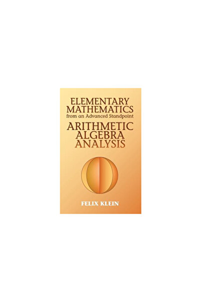 Dover Pubn Inc Elementary Mathematics from an Advanced Standpoint: Arithmetic...
