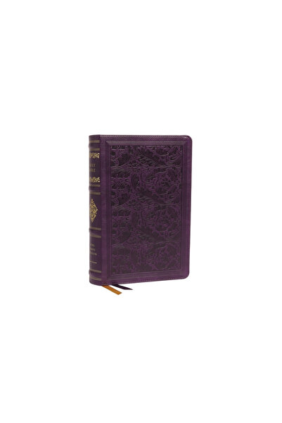 Thomas Nelson Pub Kjv, Sovereign Collection Bible, Personal Size, Leathersoft, Purple, Red Letter Edition, Comfort Pri