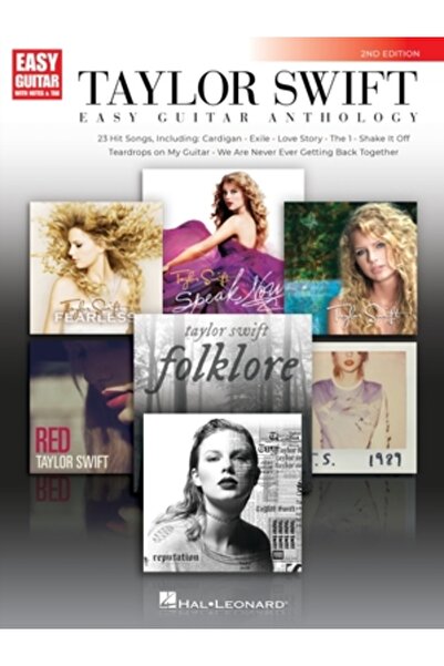 Hal Leonard Pub Co Taylor Swift - Easy Guitar Anthology 2nd Edition: 2nd Edition