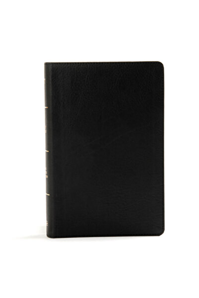 Holman A J KJV Large Print Personal Size Reference Bible, Black Leathertouch