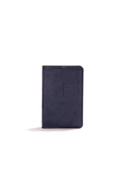 Holman A J KJV Compact Bible, Navy Leathertouch, Value Edition